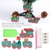 4Pcs Diamond Painting Keychain DIY Luggage Ornaments Art Crafts Christmas