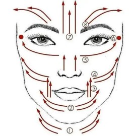 1 Gua Sha De Jade Masaje Facial Rejuvenece Tonifica La Piel                                                                                           
