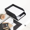 BIGSO Hakan Set of 2 Letter Trays for Desk, Stackable