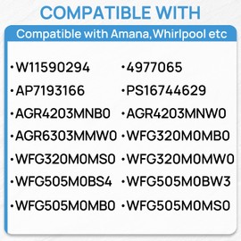 W11208965 Upgraded Gas Range Oven Igniter Compatible with Whirlpool Amana Gas Range/Oven Models WFG320MOBS3 WFG505M0BS3 WFG505M0BS0 WFG505M0BS0 WFG505M0BS1