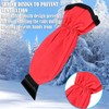 BDSHUNBF 2Pcs Ice Scraper Mitten for Windscreen,Ice Scraper with Glove,