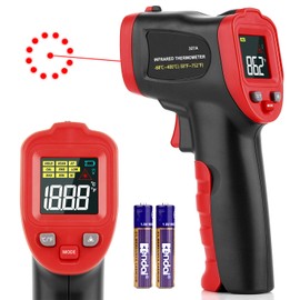 Infrared Thermometer Gun -58°F~752°F (-50°C~400°C), Non-Contact Laser Thermometer Gun, Laser Temperature Gun for Kitchen Cooking, BBQ, Pizza Oven, Grill & Engine - Ir Thermometer