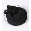 ELLYDOOR Wool Fascinator Hat Winter Wool Felt Pillbox Hat for