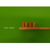 C&P UD-1006 Wood Pasta Tongs, Natural Wood, 2.6 x 11.8