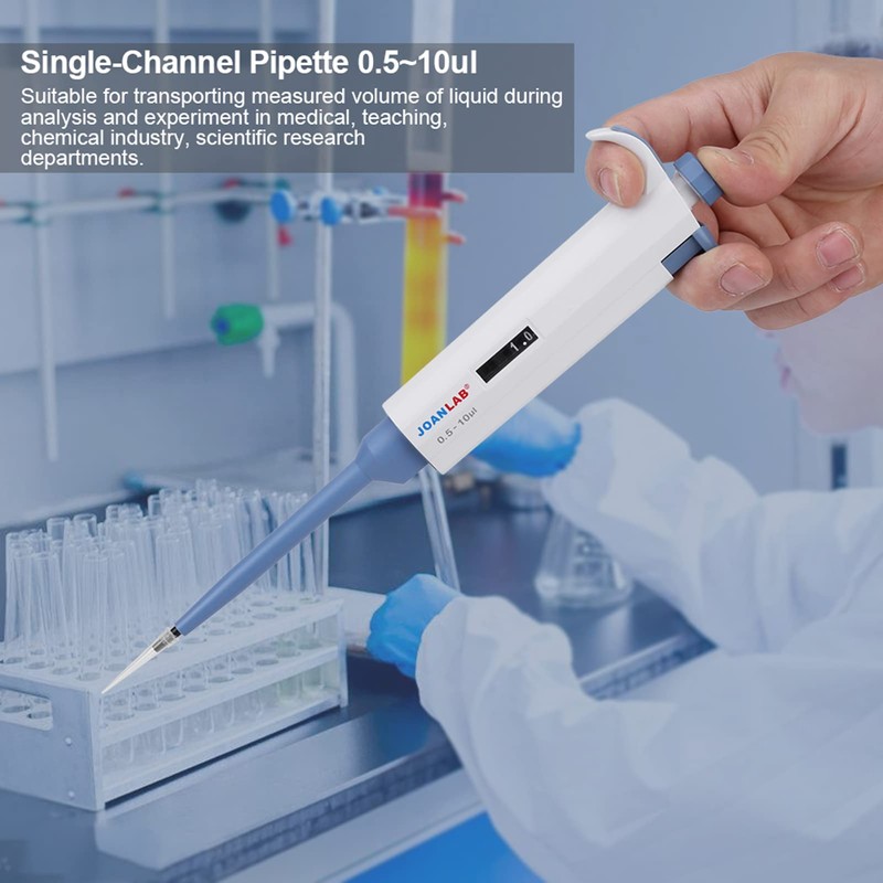 Micropipeta de Laboratorio, Micropipeta de Volumen Ajustable de un Solo