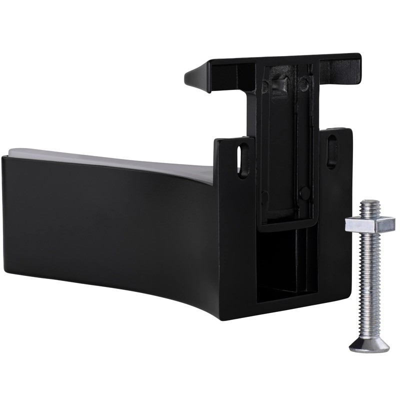 Gedotec Design Shelf Bracket, Wall Shelf Made of Metal, Black