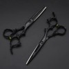 Black Dragon 6.0 inch Professional Dragon Handle 440C Salon Hair