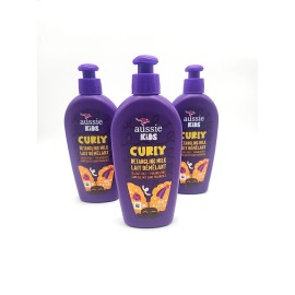 Aussie Kids Curly Hair Detangling Milk – 6.7oz Leave-In Conditioner 200ml 3 Pack