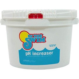 In The Swim pH Increaser for Pools - Granular 100% Sodium Carbonate (Soda Ash) to Raise pH Up - 25 Pound Bucket