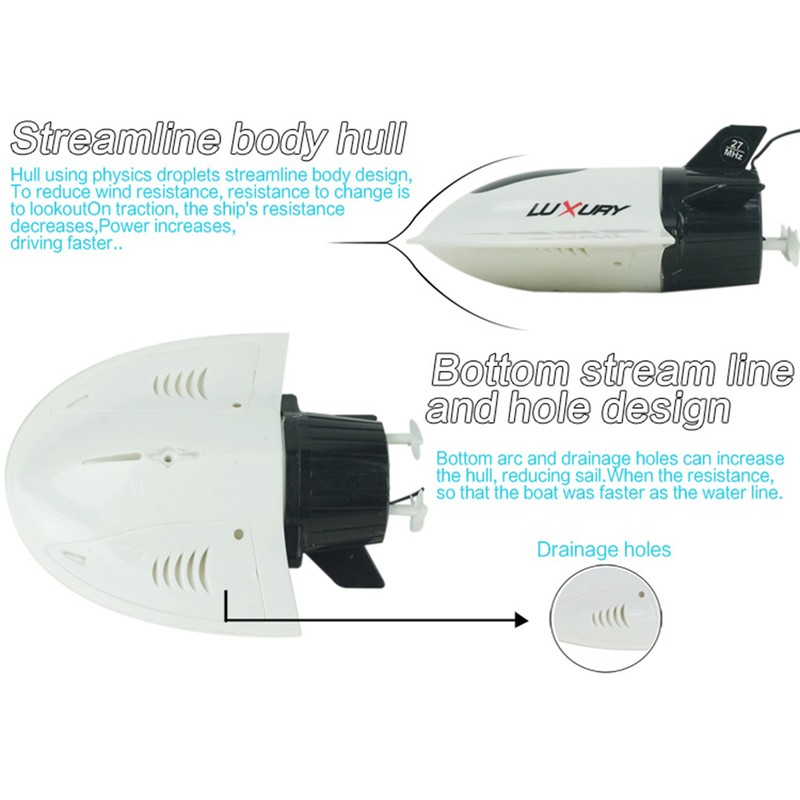 Remote Control Submarine Mini RC Submarine Boat Children Toy Gift