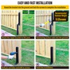 Epcee Heavy Duty Steel Fence Post Repair Stakes, Fence Post