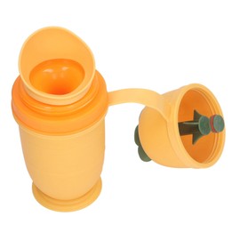Kids Travel Urinal Bottle, Soft Funnel Kids Travel Potty Bottle Pee Training Portable Leak Proof for Trip for Toddlers for Boys (Yellow)