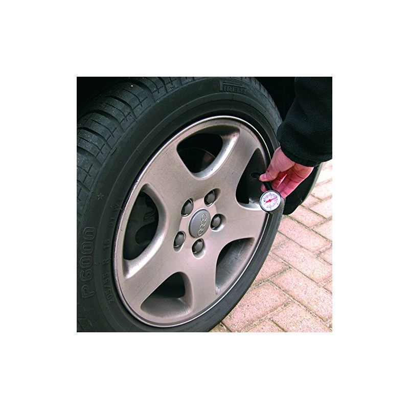 Carpoint CPT0623403 Tyre Pressure Gauge, 0.5/ 3.5 bar