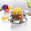 XGzhsa Stainless Steel Steaming Rack, Round Steaming Stand, 3 Pieces
