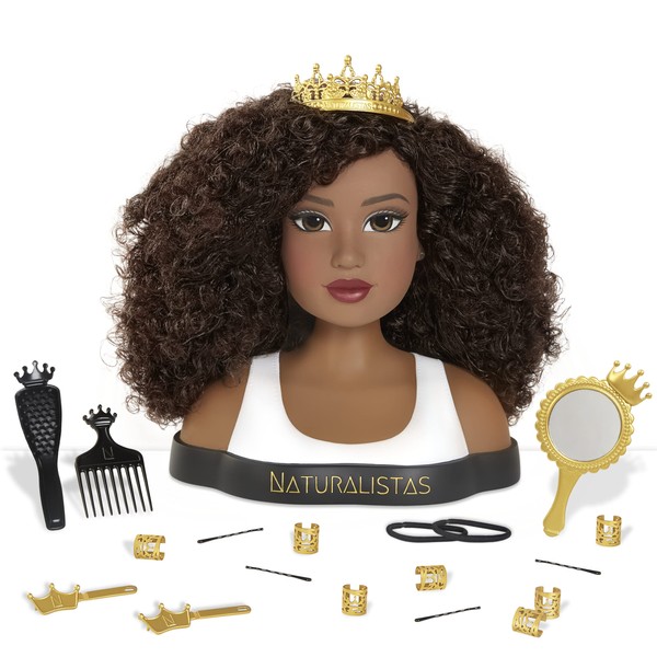 Purpose Toys Naturalistas Dayna Deluxe Crown and Curls Fashion Styling
