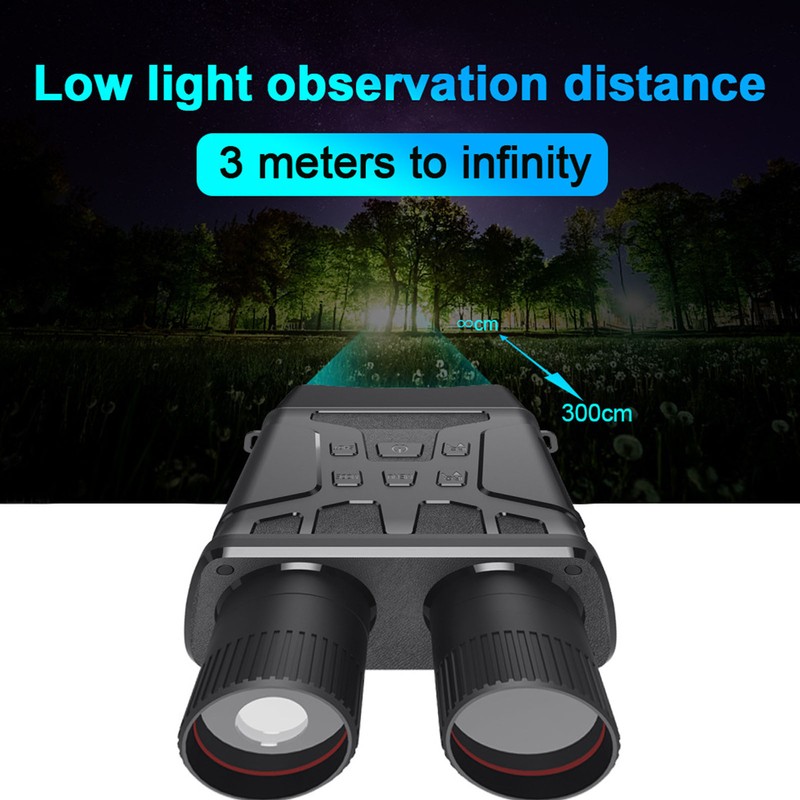 HD Binoculars Infrared Night View 1080P 5X Telescope with LED