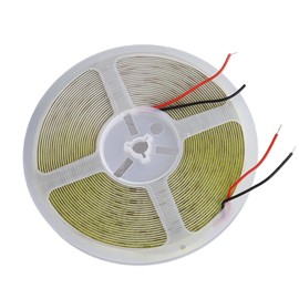 Tira de LED COB, Iluminación Uniforme 252 Cuentas de Lámpara Tira de Luz LED COB 110LM 10m 180 Grados de Iluminación Cortable para Dormitorio (3000K cálido)