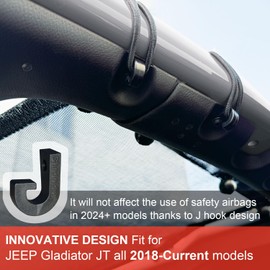 JT Sun Shade Top Roof Compatible with Jeep Gladiator Sunshade Front+Rear