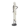Deco 79 Polystone Woman Handmade Decorative Sculpture Standing African Home