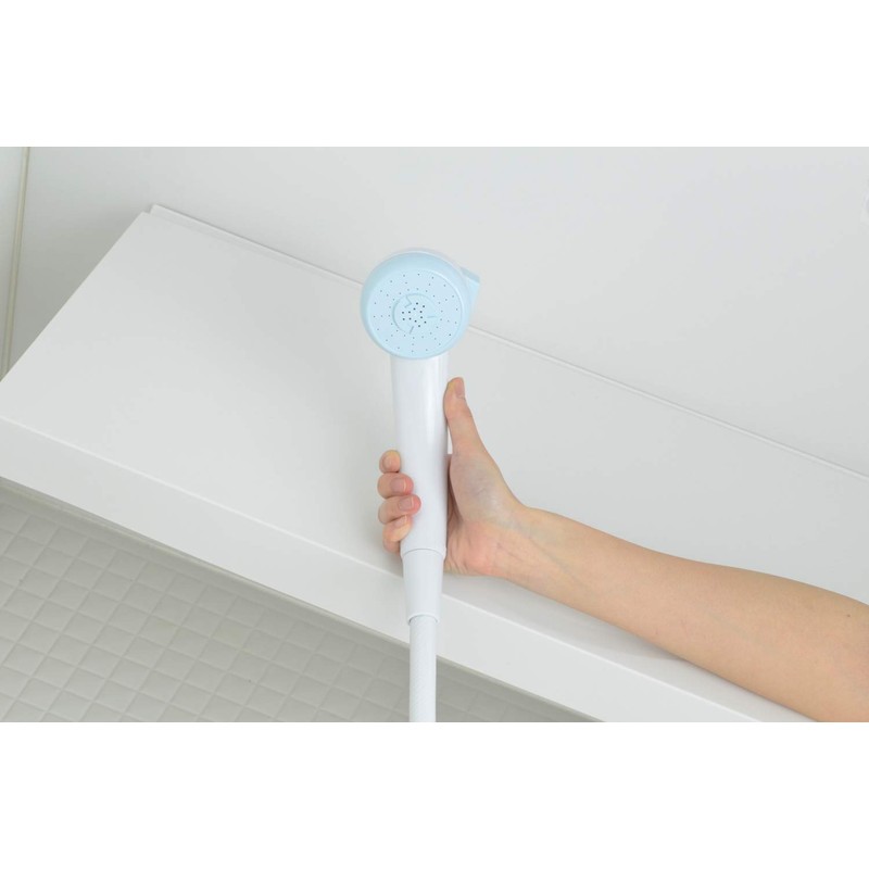 KAKUDAI 366-212-W Low Water Pressure Massage Shower Hose Set, Switchable
