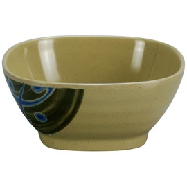 Yanco JP-1035 Japanese 4.25" Square Bowl, 8 oz Capacity, 1.75 Height, Melamine, Pack of 48