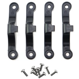 CChiai 4PCS AM5 CPU Cooler Mount Bracket, Black & Silver, Plastic + Metal, Flat Surface Mount, 90x54mm, 4 Count