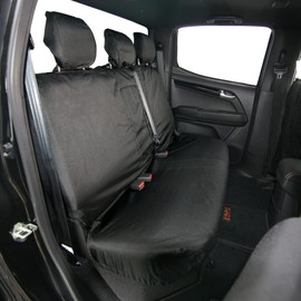 TOWN & COUNTRY COVERS | Ford Ranger Tailored Seat Covers, Fits Ford Ranger (2012-22), Ford Ranger Wildtrack (2012-22), Isuzu D-Max (2012-22), Waterproof Material, Custom Tailored Fit (Rear Set)