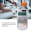 Scientific Calculator Large Display 417 Functions Battery Power Sliding Cove