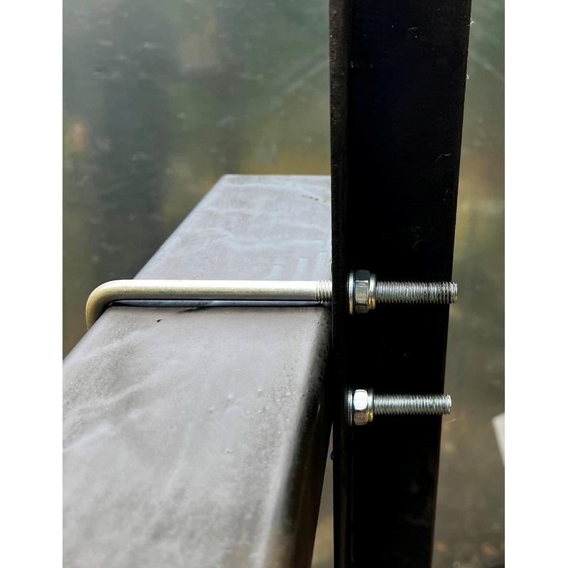 U Bolt Square M8 Thread 50mm Inner Width x 150mm