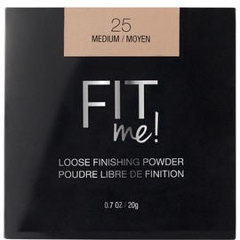 Fit Me Loose Setting Powder,Smooths Pores & Lines, Face Powder Makeup & Finishing Powder, Light Medium, 1 Count Cosmetic - Color: 25 MEDIUM