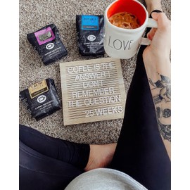 Vanilla Bean Decaf Coffee by Coffee Beanery | 12oz Flavored Decaf Coffee Ground Medium Roast Coffee | 100% Specialty Arabica Coffee Ground | Gourmet Coffee | Flavored Coarse Ground Coffee Medium Roast