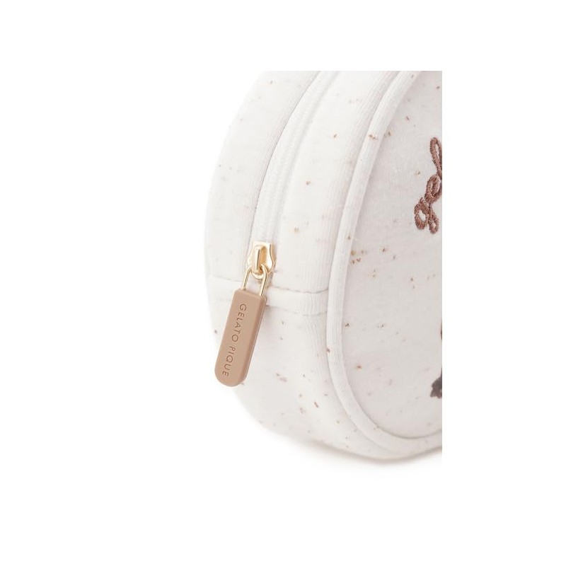 Gelato Pique PWGB244703 Highcalorie One-Point Pouch, OWHT