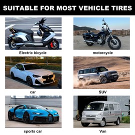 (New model in April 2026) Richcat Tubeless Tire Puncture Repair Kit with Mushroom Plug, repairs punctures and flat tires for motorcycles, cars, trucks, ATVs,Gun Puncture Repair Kit