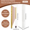 OLYCRAFT 4pcs Glass Hydrometer Alcohol 0-200 Proof and 0-100 Tralle