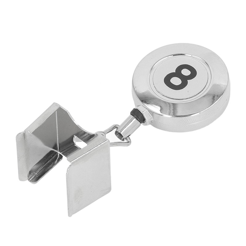 Billiard Cue Chalk Holder Metal Retractable Pocket Pool Cue Chalk