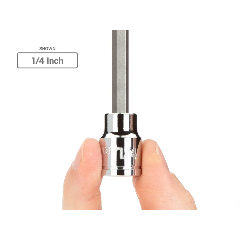 TEKTON 3/8 Inch Drive x 3/16 Inch Long Slotted Bit
