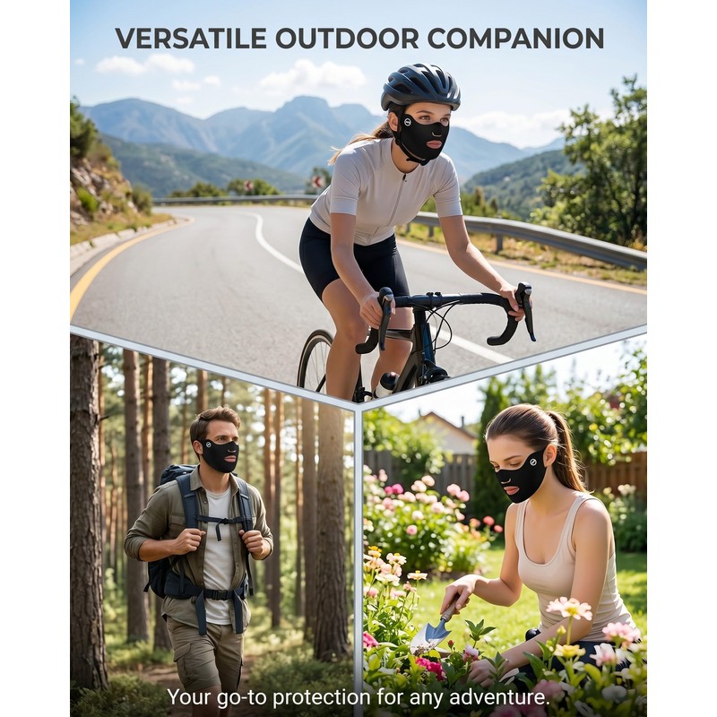 UEAVOID Sun Protection Mask, Pack of 2, UPF50+ UV Protection