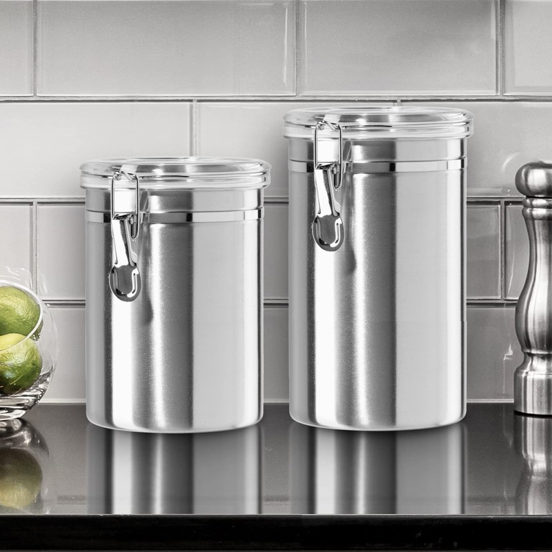 OGGI Stainless Steel Kitchen Canister 52 fl oz - Airtight