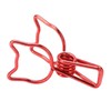 100Pcs Kitten Binder Clips Cute Animal Style Strong Clamping Hollow
