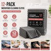 12 Pack Microfiber Cloth Ultra Absorbent Lint Free Streak Free