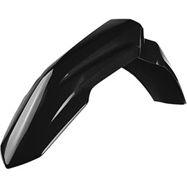 POLISPORT 8686100003 Original Replica Front Fender Made of Durable and Durable Glossy Plastic Compatible with Honda Motorcycles in Black
