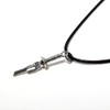 OfficialOtaku Toji Fushiguro Short Blade Sword Pendant Necklace - Silver