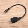 3.5mm Male Audio AUX Jack to USB 2.0 Type A