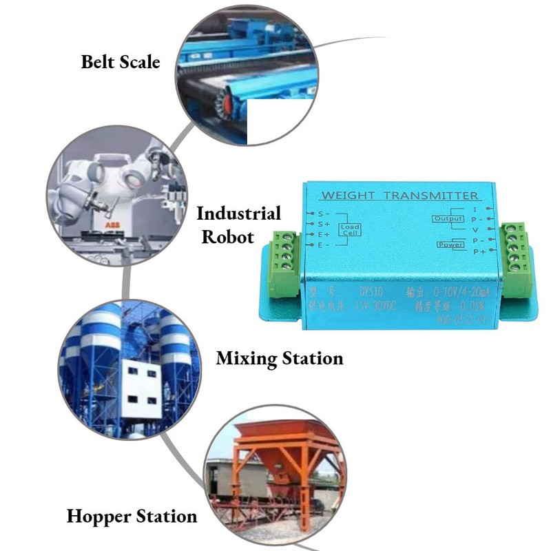 4-20mA Load Cell Sensor Transmitter, 15-30VDC Load Cell Weighing Sensor