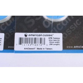 American Classic NEW 2 SETS: American Classic Blue Tubeless Rim Tape Kit 32 mm x 5 m (4 wheels)