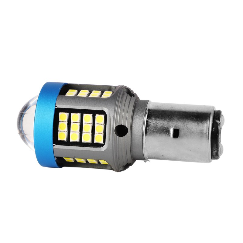 LED Motorcycle Headlight Bulb White High Brightness Wide View Aluminium