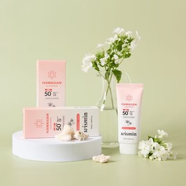 Wismin Cotton Fruit Water Hawaiian Sun Cream SPF50+ PA++++ Sunscreen Triple Functional Cosmetics Waterproof Mild Sun Cream / 위스민 코튼열매수 하와이안 썬크림 SPF50+ PA++++ 자외선차단제 3중 기능성화장품 워터프루프 순한 선크림