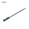 sourcing map 2pcs T6 Torx Screwdriver Bit 1/4" Hex Shank