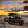 82215524 Grips Grab Handles Compatible with 2018-2023 Jeep Wrangler &