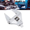 Adjustable Wrench Head Industrial Grade Torsion Ultra Large Opening CRV